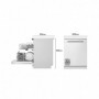 LAVAVAJILLAS DF141FW QUADWASH DIRECT DRIVE BLANCO CLASE  D  5 PROGRAMAS 14 CUBIERTOS