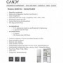 COMBI CANDY CNCQ2T618EX 185X60 INOX NO FROST CLASE  E  355/L
