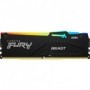 Memoria RAM Kingston FURY Beast RGB 16GB/ DDR5/ 5600MHz/ 1.25V/ CL40/ DIMM