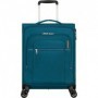 Maleta de Cabina American Tourister Crosstrack Spinner 55cm/ 55x40x20cm/ 4 Ruedas/ Marino y Naranja