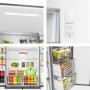 SIDEBYSIDE HISENSE RQ5P470SETE 178X79 4/PUERTA CRISTAL BLANCO