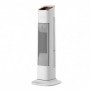 Termoventilador Ceramico Vertical 2000w Bl/oro C.remoto 2potenc.3func.Termost.reg. Oscilante Antivuelco Temporiz. 62x23,5x23,5cm