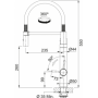 GRIFO FRANKE VITAL SEMI-PRO AGUA FILTRADA NEGRO