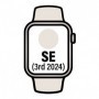 Apple Watch SE 3rd V2/ GPS/ 40mm/ Caja de Aluminio Blanco Estrella/ Correa Deportiva Blanco Estrella