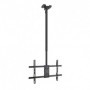 Soporte de Techo Giratorio/ Inclinable/ Nivelable TooQ LPCE1186TSLI-XL-B para TV de 43-86'/ hasta 60