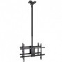 Soporte de Techo Giratorio/ Inclinable/ Nivelable TooQ LPCE2286TSLI-XL-B para 2 TV de 43-86'/ hasta 