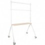 Soporte de Suelo con Ruedas TooQ iLOVE FS20207M-W para TV de 49-80'/ hasta 50kg
