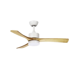 Ventilador Dc Hellin 18w Blanco/haya 3aspas ABRILA