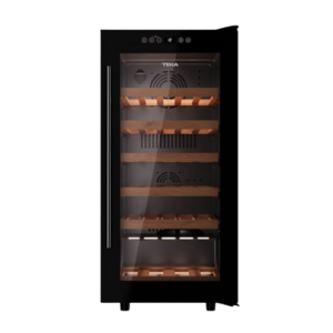 Vinoteca Teka RVF 10032 - Capacidad 32 Botellas, Estantes de Madera, Control Digital de Temperatura y Clase Energética F