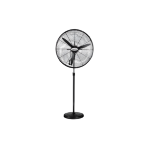 Ventilador De Pie Industrial Tormenta Negro 3velocidades Fijo Y Rotatorio