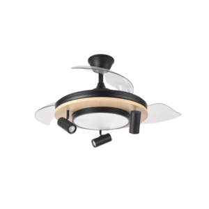 Ventilador de Techo Gladiator Negro/madera 3asp