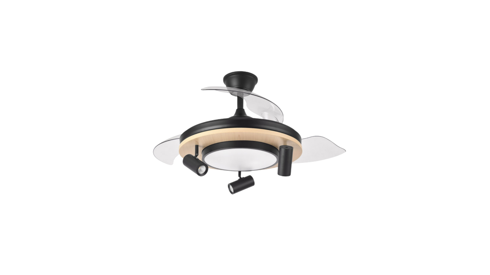 Ventilador de Techo Gladiator Negro/madera 3asp