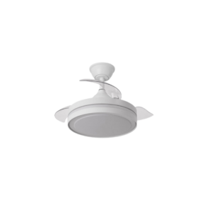 Ventilador de Techo Abrila Esparta Peque blanco 3 aspas retractiles 72 cm