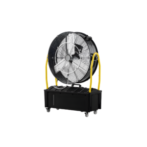 Ventilador Nebulizador Industrial Excalibur Negro/amarillo 3aspas Tanque Agua 25l