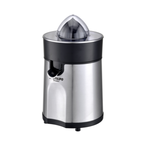 BASTILIPO, EX-85inox, exprimidor acero inoxidable, 85W, doble cono, con base antideslizante y tapa