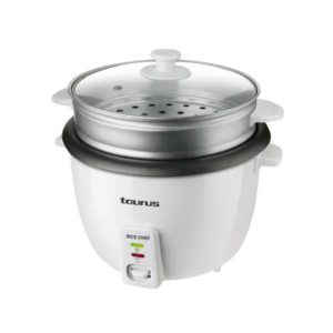 Arrocera Taurus Rice Chef 1.8L | 700W, Tapa de Cristal y Antiadherente