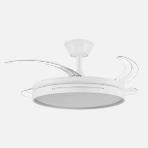 Ventilador de techo Retractil Abrila Micenas Blanco 4 Aspas 106d