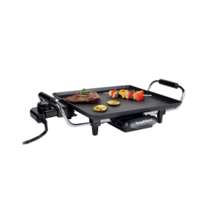 BASTILIBASTILIPO, VFT-1500, Vulcano fast table chef, tabla de asar, 1500W, 28 X 28cm, superficie anti adherente.